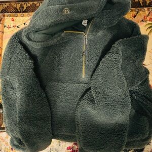 Lululemon Athletica Forest Green Sherpa Jacket